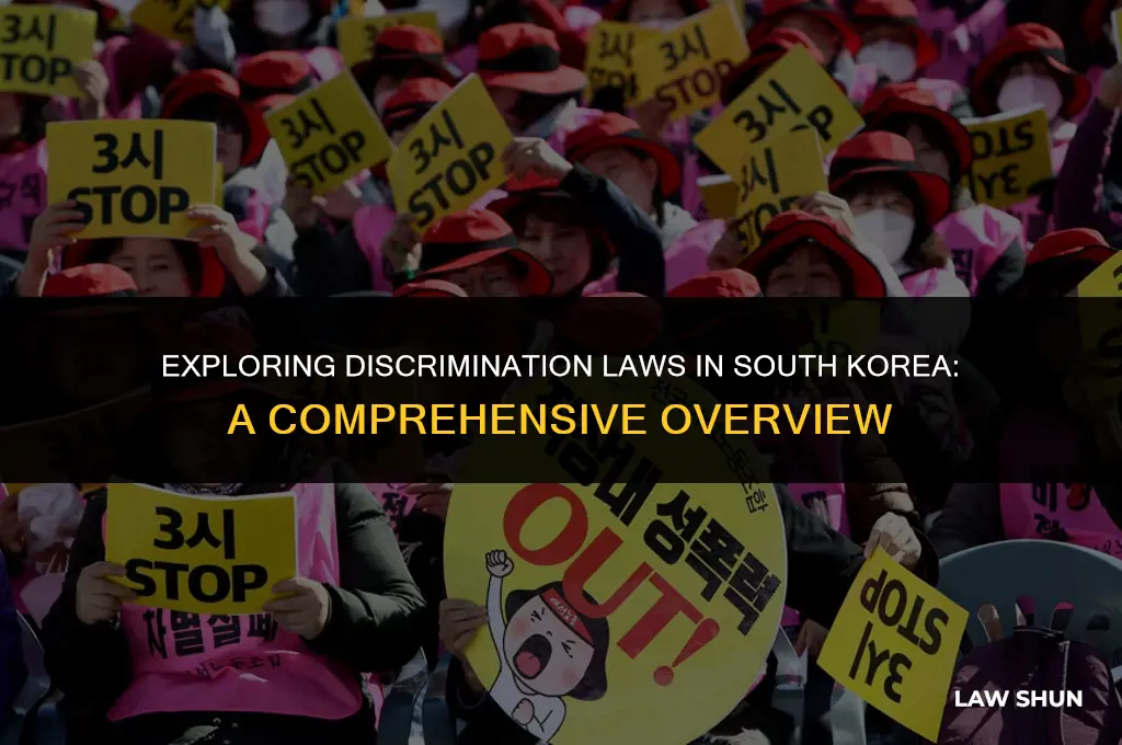 does south korea have discrimination laws