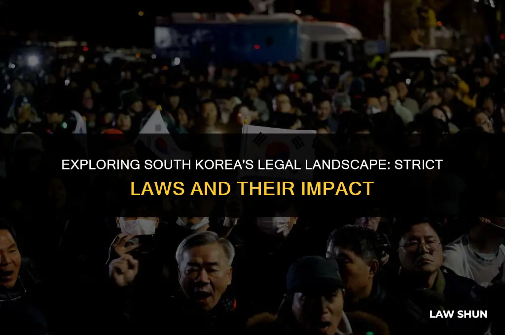 does south korea have strict laws