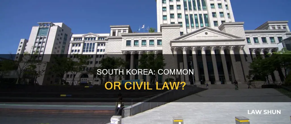 does south korea practice common law