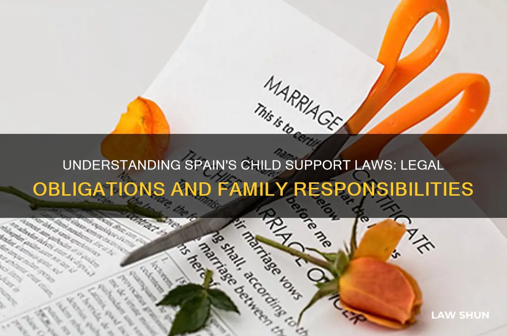 does spain have child support laws