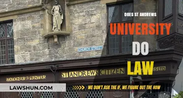 St Andrews University: Law Degrees and More
