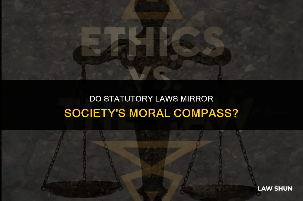 does staturoy law reflect social morals