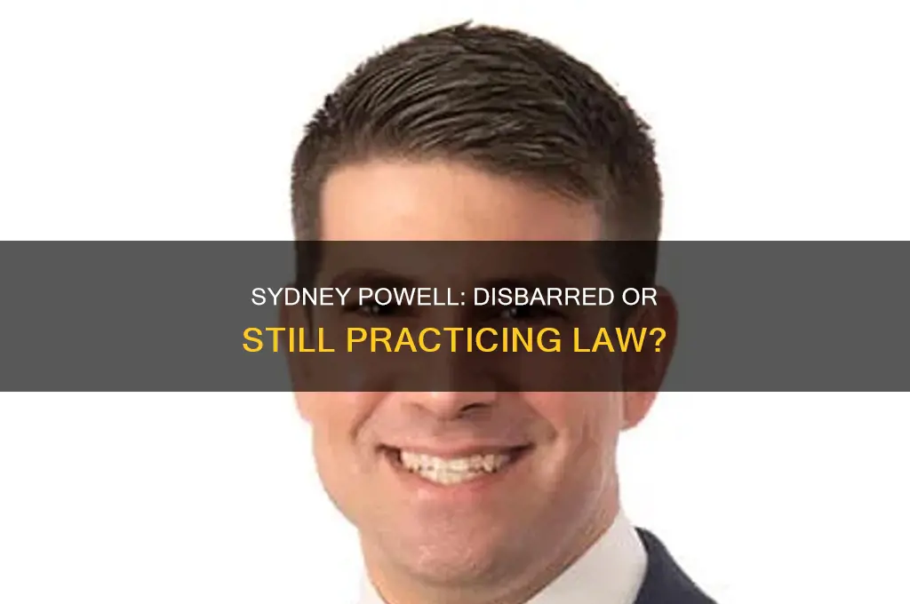 does sydney powell still have her law license