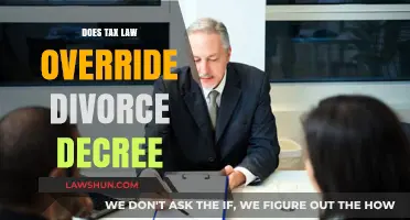 Tax Law vs Divorce Decree: Who Wins?