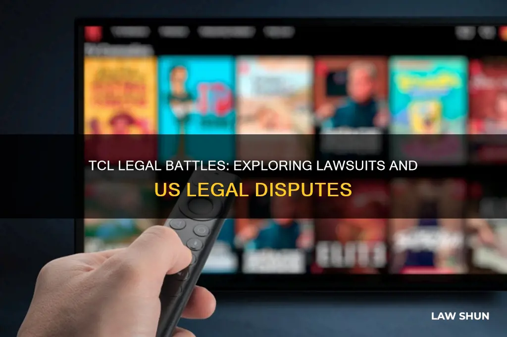 does tcl have law suit with us