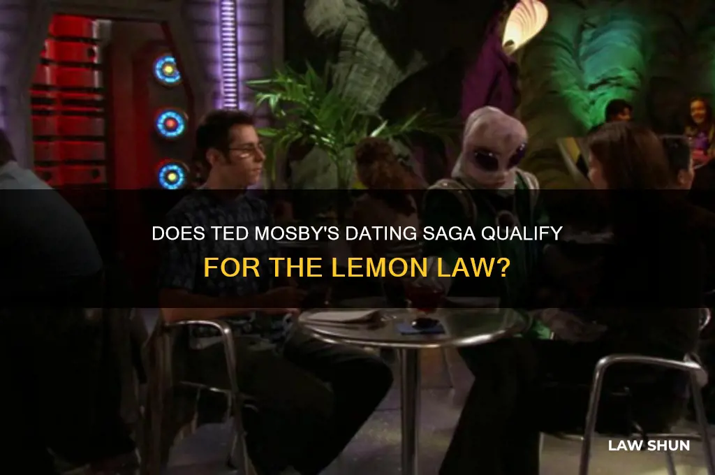 does ted mosby do the lemon law