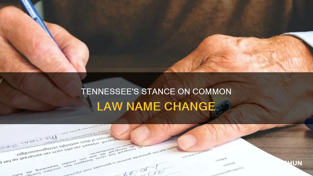does tennessee allow common law name change