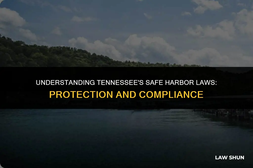 does tennessee have safe harbor laws