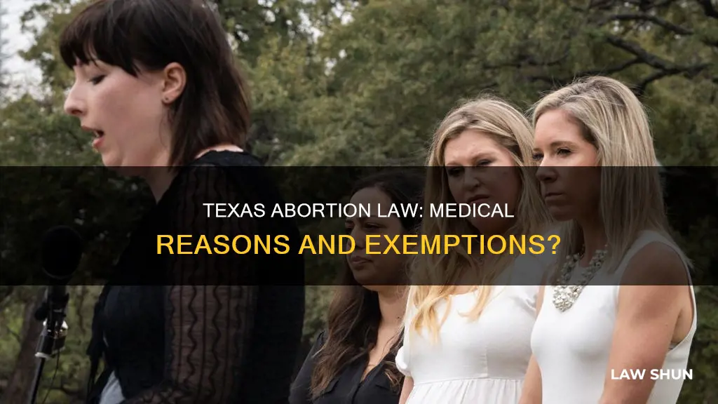 does texas abortion law allow for medical reasons