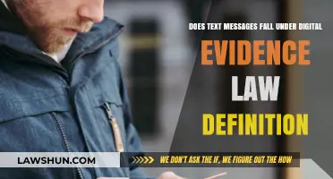 Text Messages as Digital Evidence: Legal Definition and Admissibility Explained