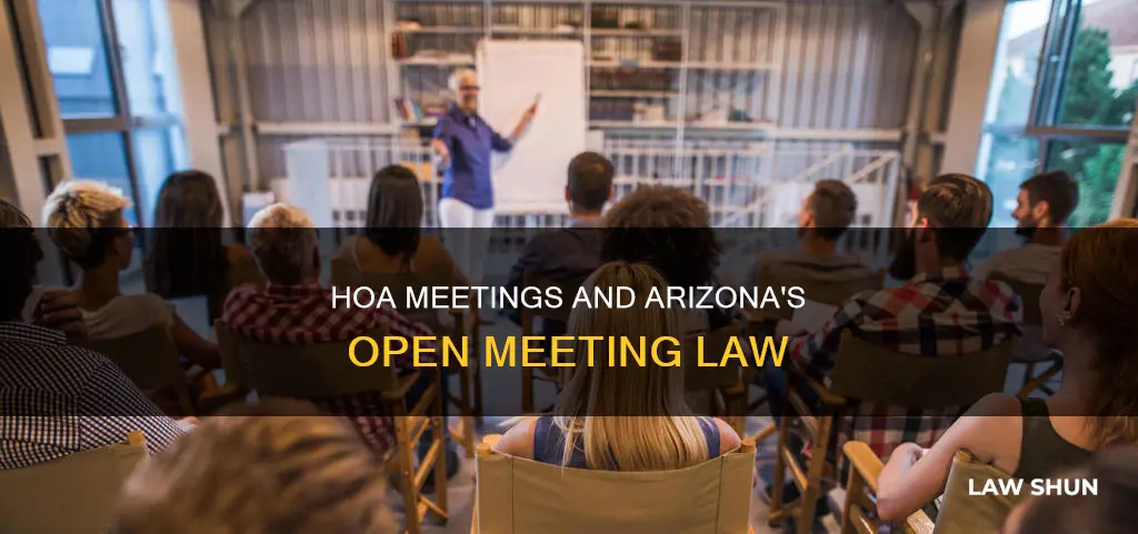 does the az open meeting law apply to hoas