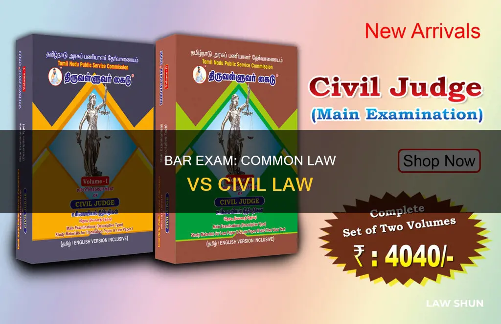 does the bar test common law and civil law