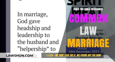 The Bible and Common-Law Marriage