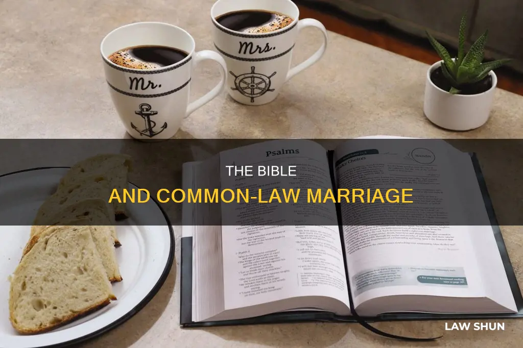 does the bible recognize common law marriage