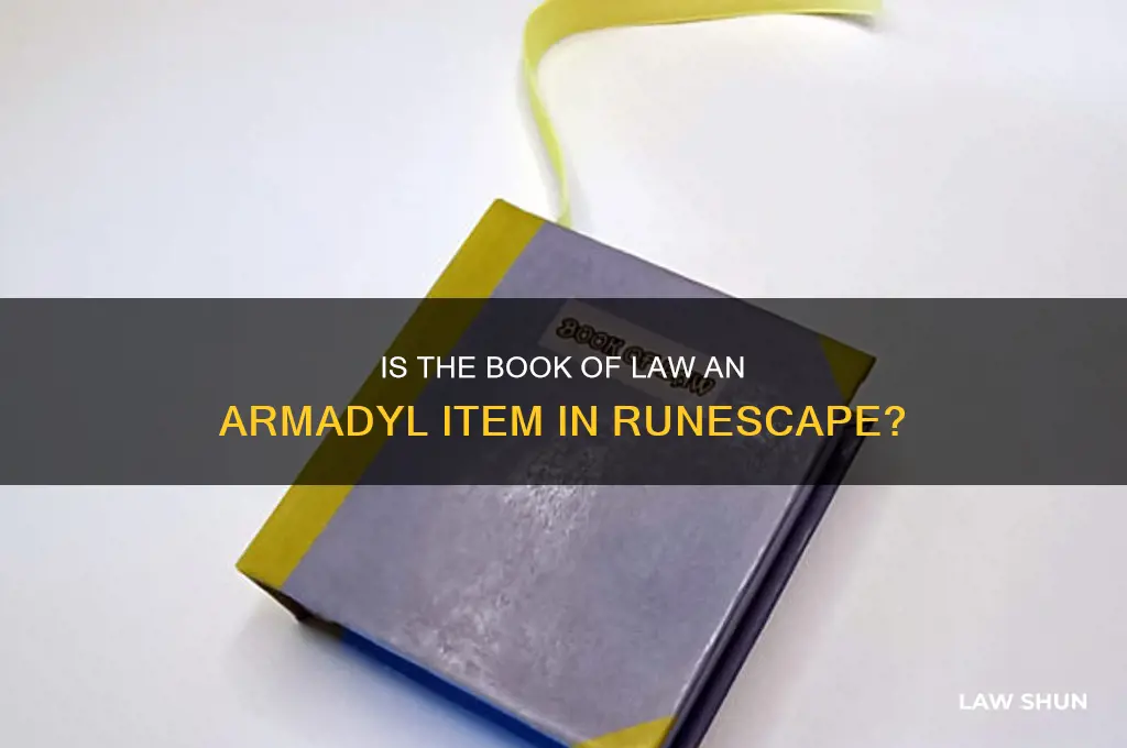 does the book of law count as a armadyl item