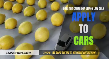 California Lemon Law: Beyond Cars?