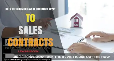 Sales Contracts: Common Law or Not?