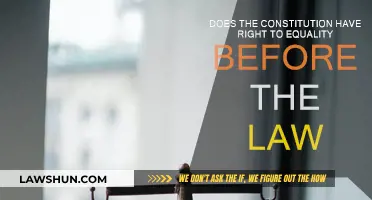 Equality Before Law: A Constitutional Right?