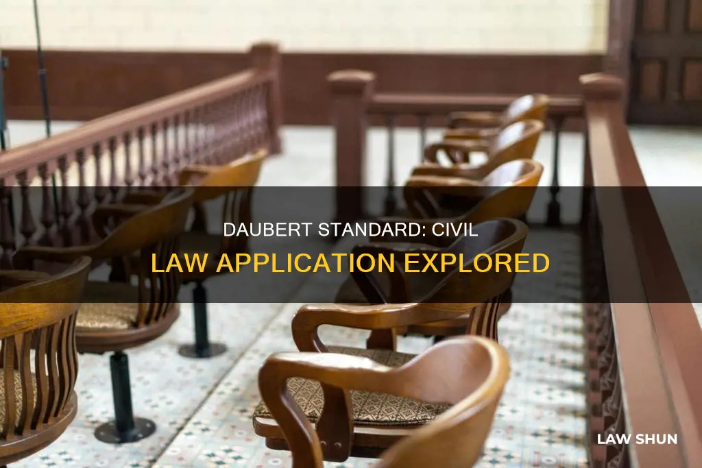 does the daubert standard apply to civil law