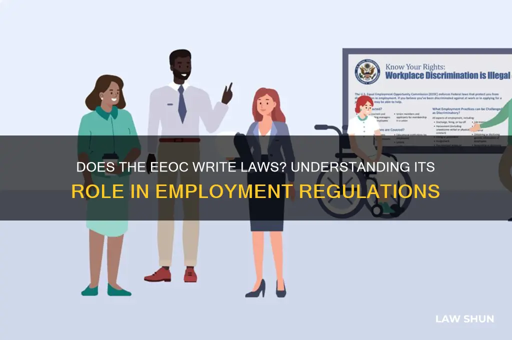 does the eeoc write laws