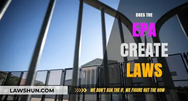 EPA's Role: Creating Environmental Laws?