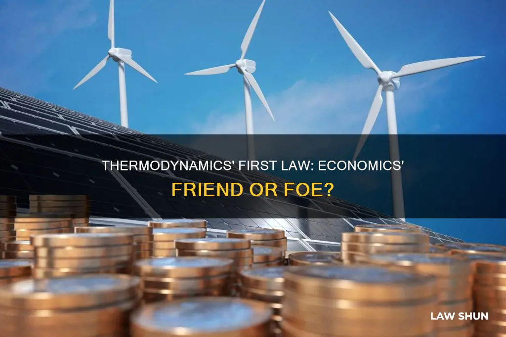 does the first law of thermodynamics apply to economics