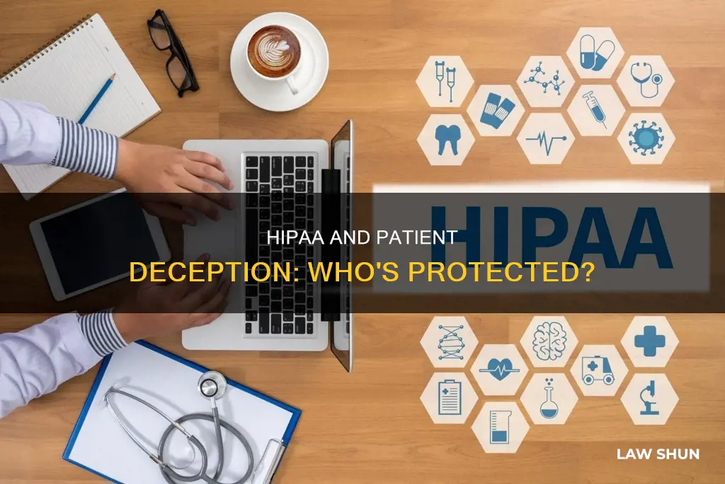 does the hipaa law apply if patient is lying