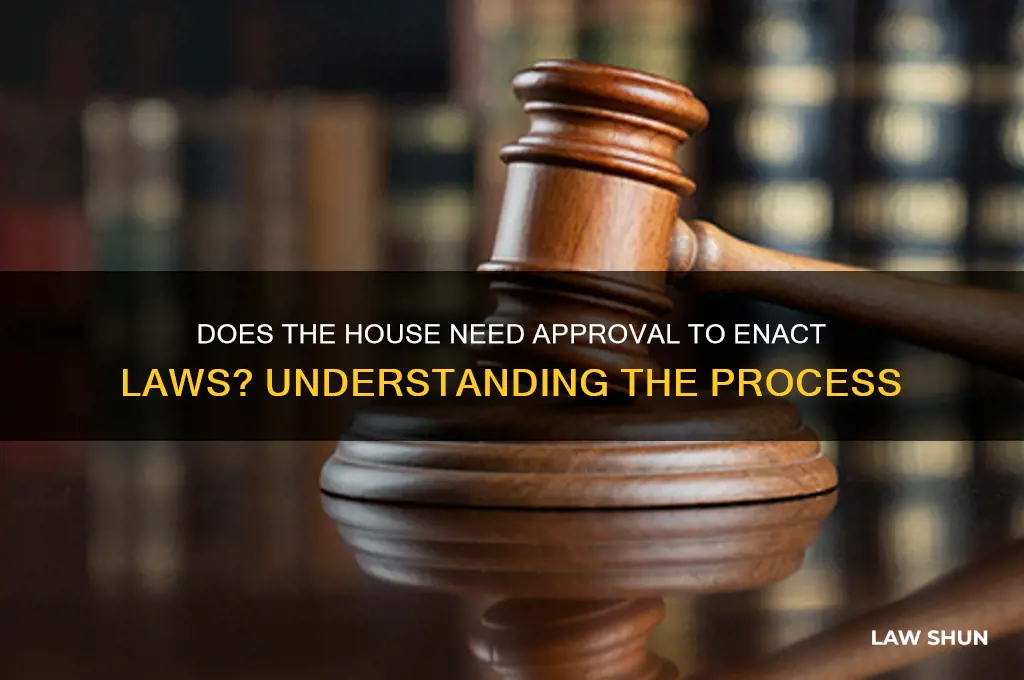 does the house need approval to enact laws