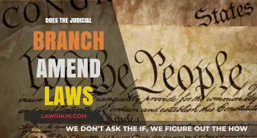 The Judicial Branch's Role in Amending Laws: A Comprehensive Overview