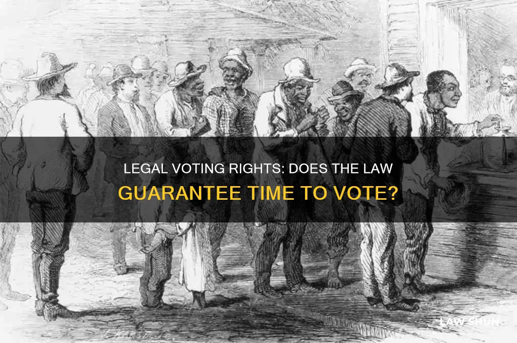 does the law allow time to vote