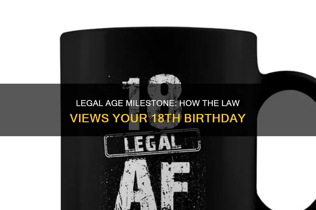 does the law consider time for 18 year old birthday