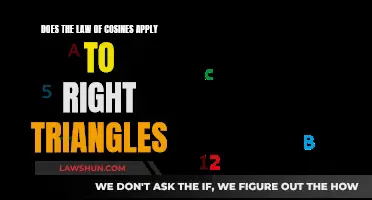 The Law of Cosines: Right Triangles and Their Unique Angles