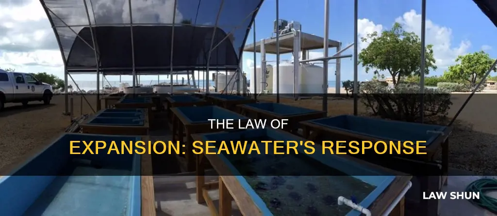 does the law of expansion apply to seawater