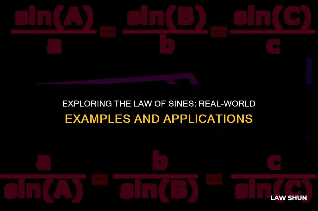 does the law of sines examples