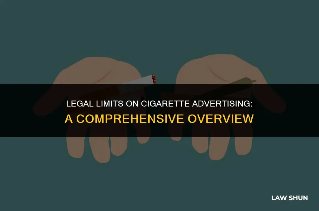 does the law prohibit cigarette advertising