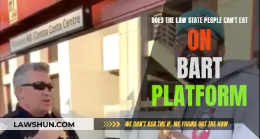 Eating on BART Platforms: What the Law Says
