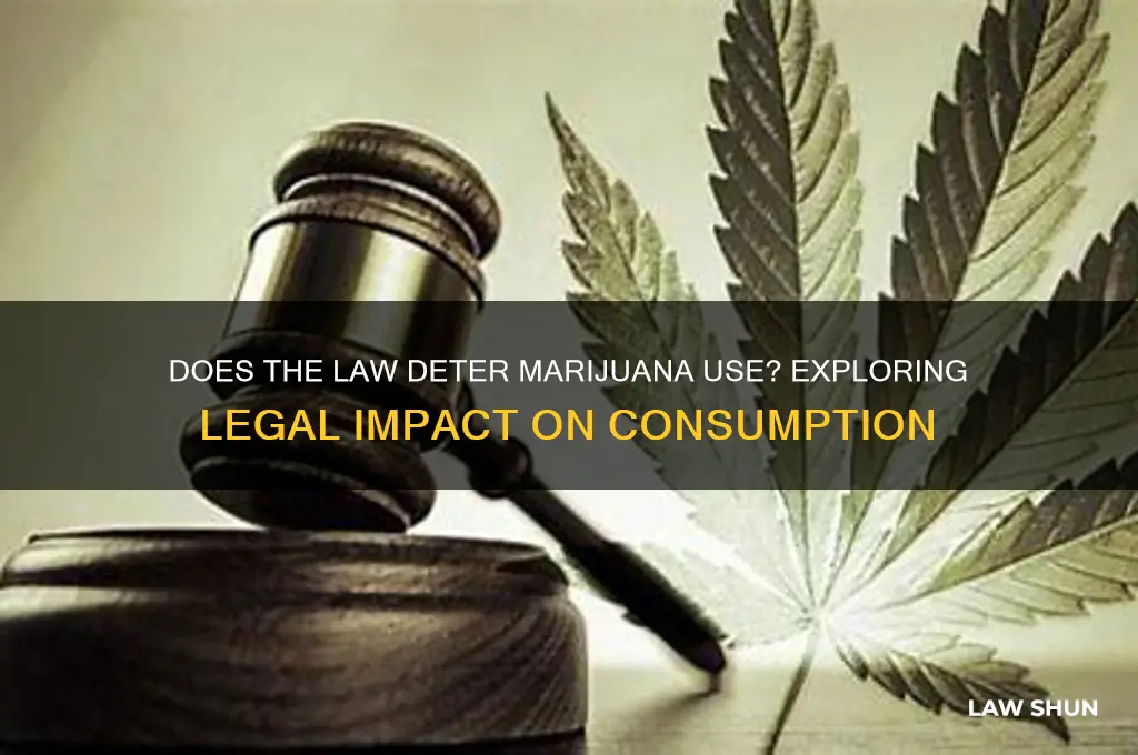 does the law stop people from consuming marijuaua