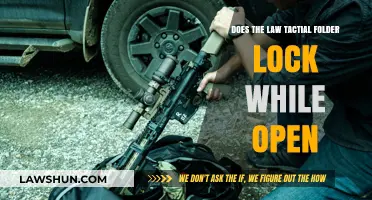 Does the Law Tactical Folder Lock Securely When Open?