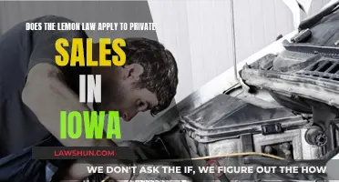 Lemon Law in Iowa: Private Sales Protection?