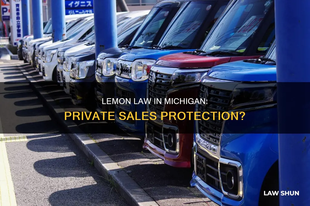 does the lemon law apply to private sales in michigan