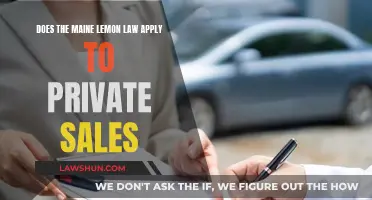 Maine Lemon Law: Private Sales and You