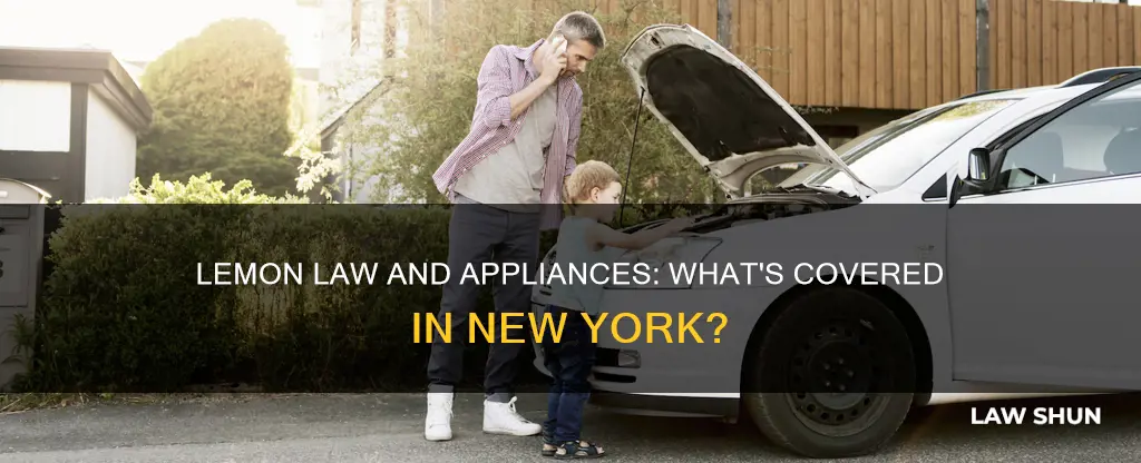 does the ny lemon law be apply to appliances