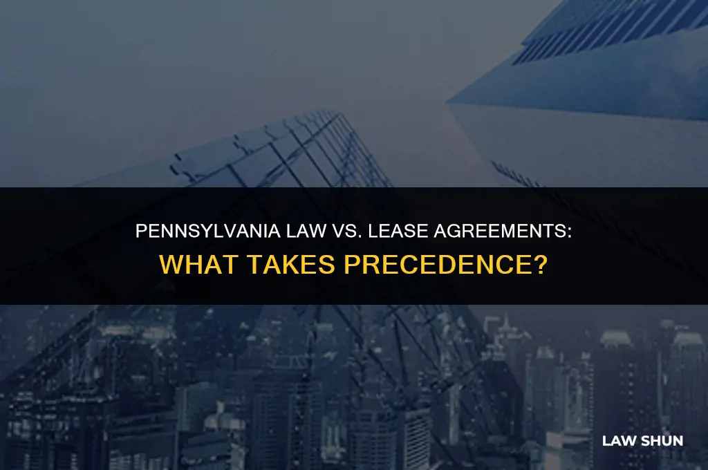 does the pa law override lease