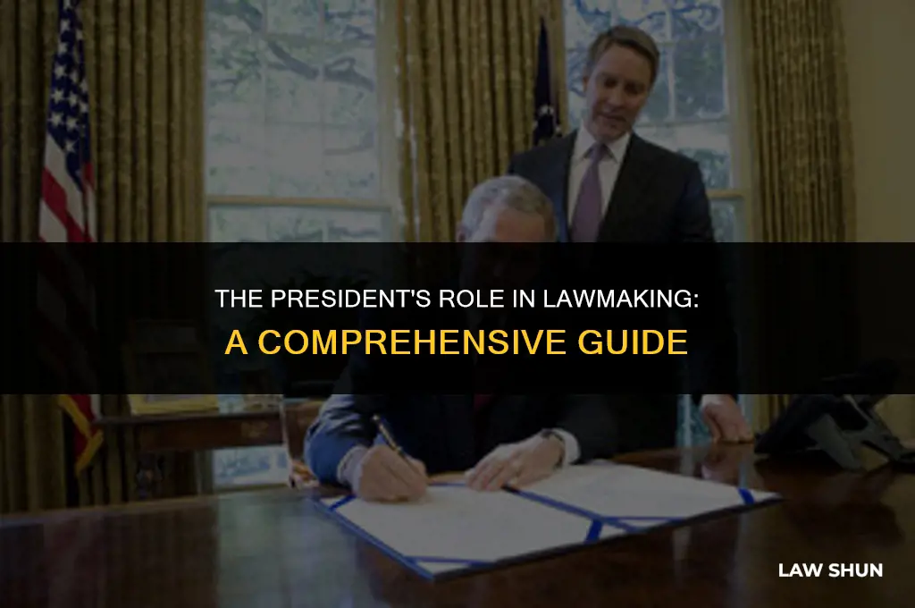 does the president choose all laws