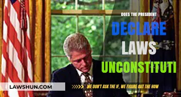The Power of the President: Declaring Laws Unconstitutional