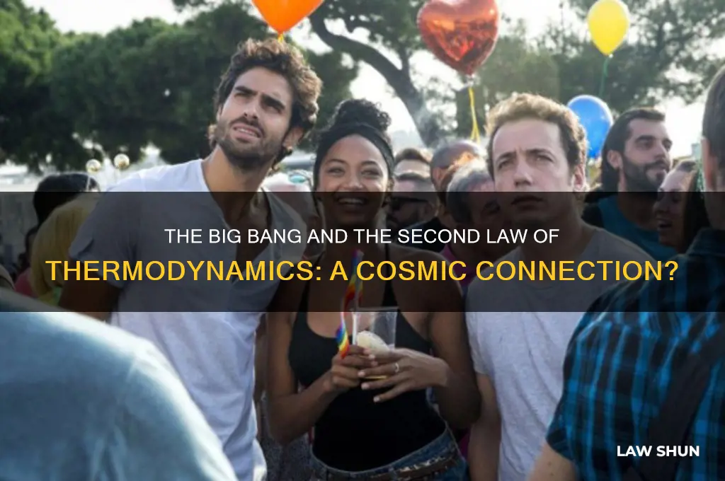 does the second law of themodynamics support the big bang