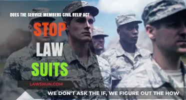 Does the Service Members Civil Relief Act Halt Lawsuits?