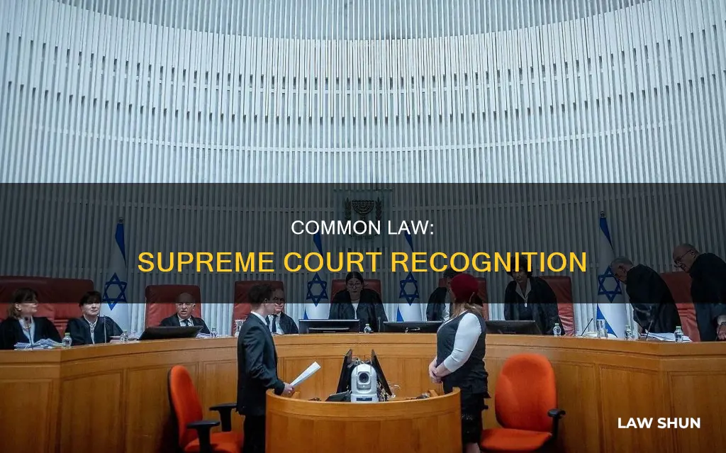 does the supreme court recognize common law