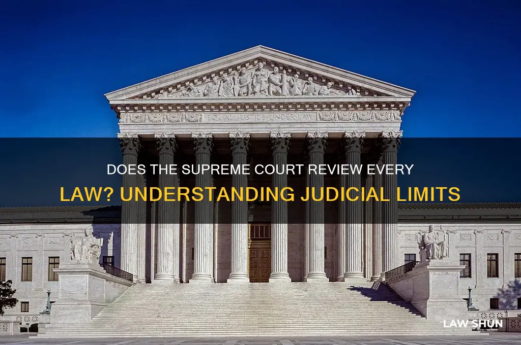 does the supreme court review every law
