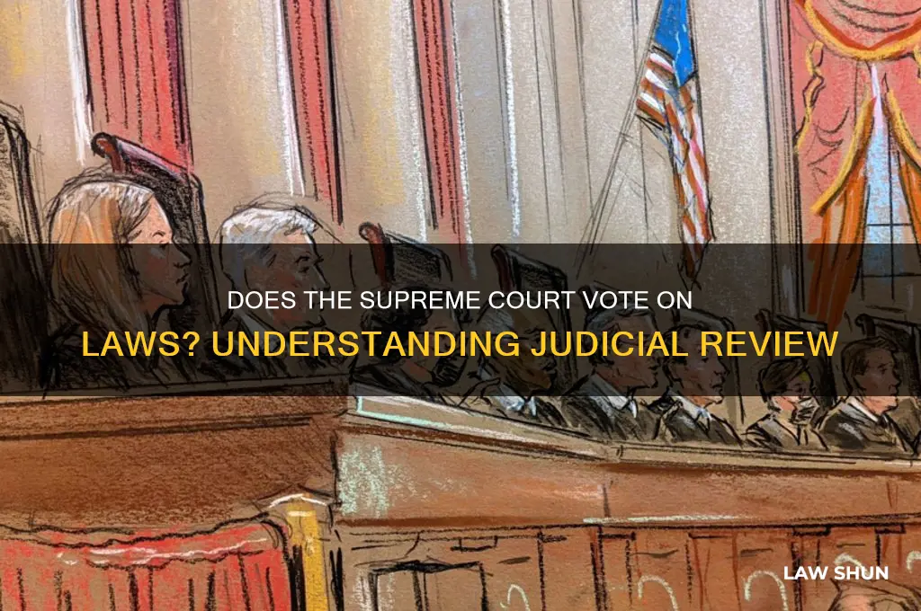 does the supreme court vote on laws